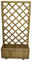 AVANTI TRENDSTORE Iberia - Fiorieria in legno con griglia rettangolare, molto pratico e decorativo, ideale per giardino o balcone. Dimensioni: LAP 75x180x30 cm