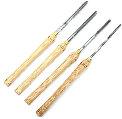 SchüSseldrehröHre, Hss Drechselmesser 22.5mm Beitel Drechseleisen Drechseln DrehmeißEl Holzdrehwerkzeuge Roughing Gouge 4pcs