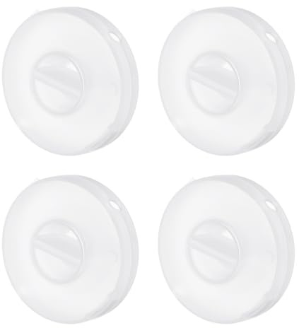 uxcell 4Pcs Blind Cord Winder, Window Blinds String Holder Tensioner, Blind Cord Safety Plastic Holders for Curtains Sun Shades Ropes, Clear