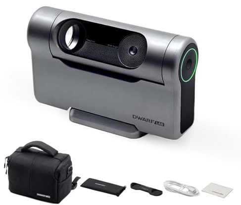DWARFLAB Dwarf 3 Smart Telescope - Portable Astrophotography Camera, Capture Astronomy/Wildlife/Panorama, AZ/EQ Mode, Built-in Processing, 4K Auto-Tracking, Ultra-Light 3lb, Ideal for All Ages