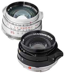 camera lens, 35mm F1.4 Full Frame Lens，Compatible For Leica M Mount，M240/M3/M6/M7/M8/M9/M9p/M10,parts(Black)