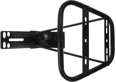 YARNOW Portapacchi Nero per Bicicletta e Elettrica Posteriore a Ferro Regolabile Resistente Carichi Pesanti, per Veicoli e Biciclette Elettriche