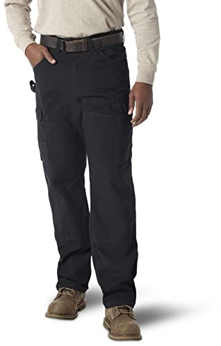 Wrangler Riggs Workwear Mens Ranger Work Utility Pants, Black, 36W x 32L US