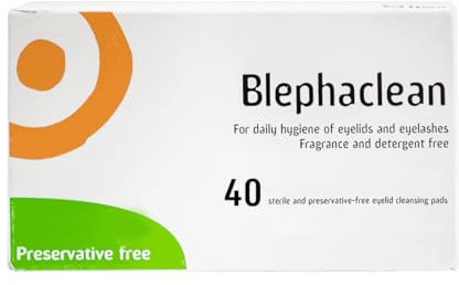 40 Blephaclean Sterile Eyelid Wipes For Blepharitis Freepost by Blephaclean