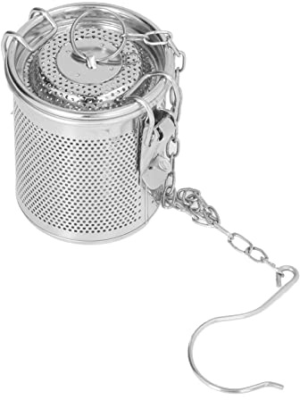 Spice Seasoning Strainer, Stainless Steel Seasoning Bag Tea Infuser Multipurpose Spice Filter Seasoning Strainer for Gravy Soup Taste Spice (0.3L)
