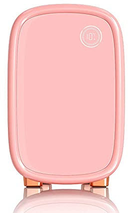 NMNMNM Beauty Mini Frigorifero 12 Litri Portatile cosmetico per la Cura della Pelle Frigorifero Mini Frigorifero per Auto casa Compatto e Silenzioso riscaldatore con cassetti Rimovibili per Latte