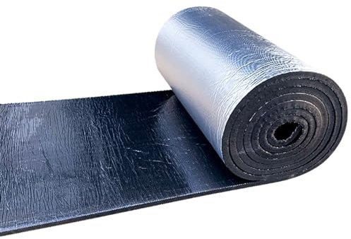 Rouleau Isolation Thermique en Mousse Et D'aluminium, Autocollant Panneau Reflechissant Derriere Pour Sol, Toit, Port de Garage, Pour Réflecteur Radiateur de Chaleur Et Protéger Contre Froid ( Size :