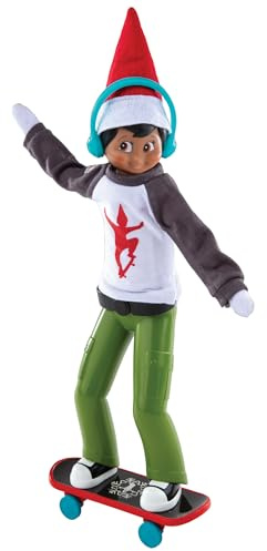 The Elf on the Shelf Holly Jolly Ollie Skateboard Set (Scout Elf not included)