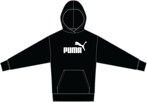 PUMA Mädchen ESS No. 1 Logo Hoodie TR G Kapuzenpullis, PUMA Black, 164