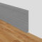Plinthe souple autoadhésive moulure murale 10cm de large plinthe adhesive plinthe murale en PVC décorative pour mur et sol (Grain de bois gris clair, 10cm×12m)