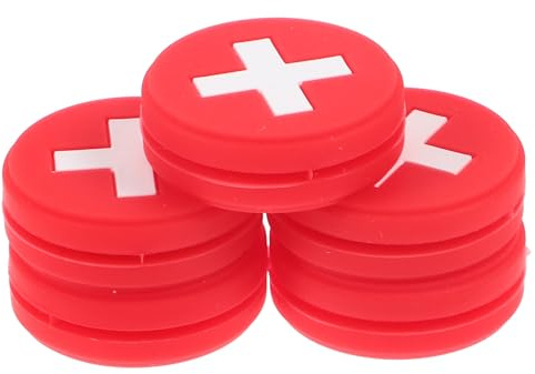 Healeved Smorzatori di Vibrazione per Racchette da Tennis in Silicone Design Bandiera Nazionale Set da 5 Pezzi Antivibro per Accessori Tennis Riduzione Shock