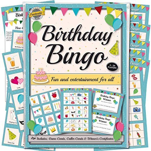 Funtastic Birthday Party Bingo Game - Groups of all ages will enjoy socialising with our lotto quiz set. A fun party accessory idea for everyone.
