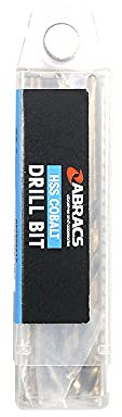 Abracs DBCB03510 HSS Cobalt Drill Bits - High Speed Steel - Split Point Cutting Head - 3.5mm