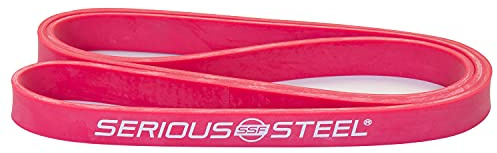 Serious Steel Fitness 32 Red Resistance Training Bands (Great for Individuals Under 5'10 (70) Tall) - #2 Red