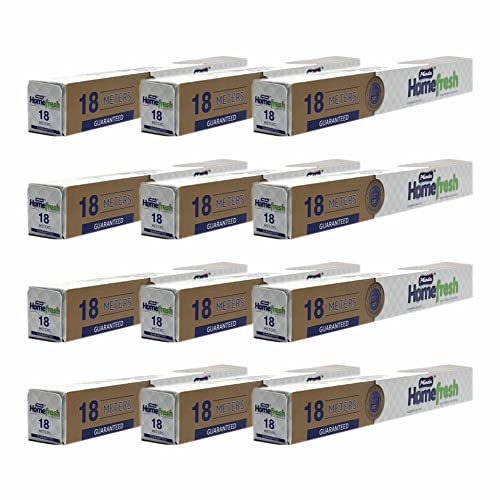 (Set of 20) Kitchen Foil Aluminium Silver Foil Paper Wrap Sheets Foil Tin Rolls 10.5 Micron Food Service Catering Foil Roll for Oven BBQ Cooking Roasting Grilling & Wrapping Sandwiches (29.5CM x 18M)