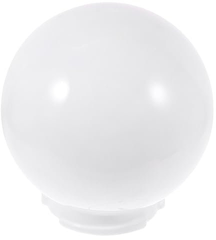 Housoutil Lampenschirm Kugel Zubehör led-strahler im freien Bad Schreibtische Deckenventilator Lampenabdeckungen Lampenschirm aus Acryl Geäst Kugellampe Pole Außenlicht Kind Leuchter Weiß