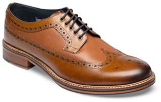 Ben Sherman Archie Brogue Leather Men's Tan Lace-Up Shoes