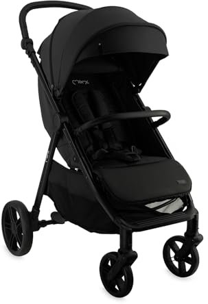 MoMi Kinderbuggy CLARA, Kinderwagen ab dem 6. Lebensmonat, bis 22 kg Körpergewicht, 5-Punkt-Sicherheitsgurt, Fußsack, Getränkehalter, Einkaufskorb, Wickeltasche, Insekten- und Regenschutz