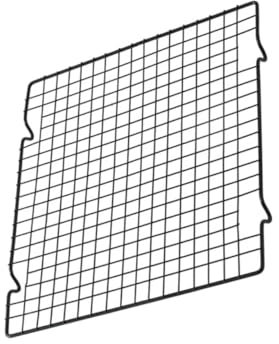 Cabilock Rejilla De Enfriamiento Antiadherente 28x25 Cm Acero Al Carbono Soporte Curvo para Repostería Cocina Estante para Pasteles y Galletas