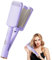 Wave Curling Iron, 32mm Hair Waver Crimper, 160°C-220°C Adjustable Temp Curling Wand with Anti-Scald Design and Safety Lock for All Hair Types Women Wide Deep Waves (Purple)