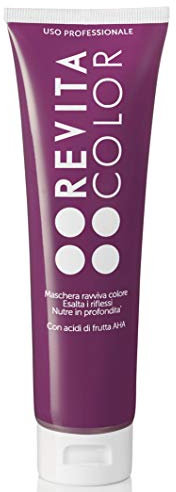Revitacolor - Maschera Ravviva Colore - Maschera Capelli Colorati Riflessante in Crema - Colore Intenso, Riflessi Esaltati, Effetto Anticrespo - Prodotti per Capelli - 200 Viola - 150 ml
