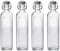 Kilner Clip Top Bottle 1 Liter Transparent (Pack of 4)