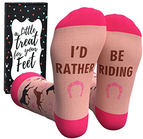 Cavertin Women's Socks with Gift Box Teacher Nurse Horse gift for her (Horse)