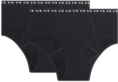 Dim Boxer Femme Menstruel Coton Bio Flux Abondant Dim Protect x2