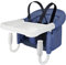 TOONOON Hook On High Chair with Tray, Fast Table Chair Clip on Table High Chair, High Chair That Attaches to Table Portable Baby Feeding Seat for Baby Toddler Washable for Travel Outside