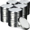 KADAX Schraubdeckel fi82 mm, Twist-Off-Deckel Set aus Metall, Ersatzdeckel für Einmachgläser, Deckel mit 6 Einrastzähnen für Sturzgläser und Einmachgläser (Silber, 50 Stück)