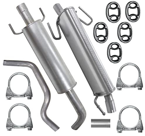 Polmo Schalldämpferset Auspuffanlage Auspuff für Opel Meriva 1 I A 1.6