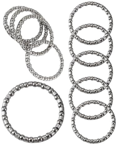 KGDUYC 10 piezas Rodamientos bolas para bicicleta- rodamientos para auriculares enjaulados para bicicleta, bola carrera para ciclismo, adecuados para bicicletas normales, bicicletas montaña, etc