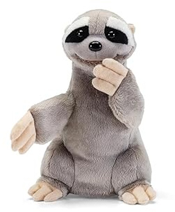 Marionetta Bradipo | Animali peluche idea regalo | 18x29x23 cm taglia S | Marionette | modello 28393