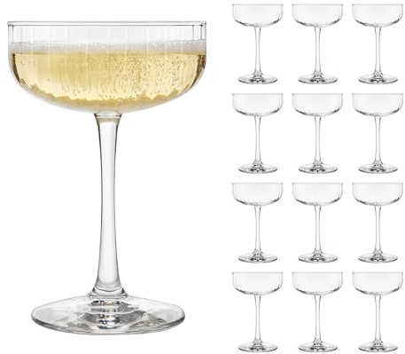 LIBBEY 70111 Bicchiere da tavola, coppa LINEAR, 251 ml, set da 12