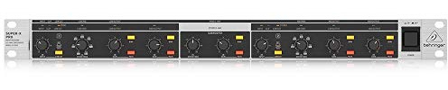 Behringer CX2310 Super-X Pro Filtre actif de haute précision stéréo 2 voies ou mono 3 voies avec sortie subwoofer (Import Allemagne)
