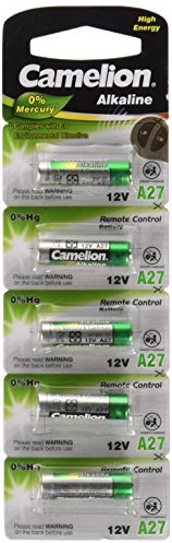 Camelion 11000527 Plus Alkaline Batterien LR27A/ 12 V/ 5er Pack
