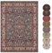 Hanse Home Design Kurzflor Wohnzimmerteppich Orient - Zabul Perser Look, Orientalischer Teppich für Esszimmer, Wohnzimmer, Schlafzimmer - Grau, 120x160 cm