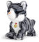 Smalody Interactive Electronic Plush Cat Toy - Multicolor LED Eyes Touch Control Meow Kitten, Electronic Robot Cat Toys Gifts for Boys & Girls Kids Birthday Christmas