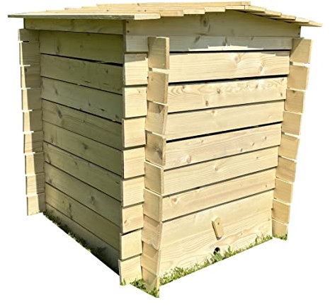Selections Wooden Beehive Slatted Garden Composter Compost Bin (74cm x 80cm)