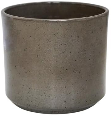 Ivyline Pot de Fleurs en céramique Moka 14 x 14 cm