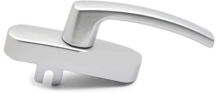 PoignéE De FenêTre Rideau mural intérieur plat ouvert en alliage d'aluminium, accessoires de quincaillerie for portes/fenêtres, fourche de changement de vitesse, poignée en Arc, poignée de fenêtre Pou