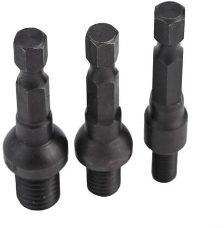 Juego de 6 adaptadores de enchufe autorroscantes para M6 M8 M10, acero al cromo vanadio, para pernos de suspensión y para aplicaciones de tuerca de inserción