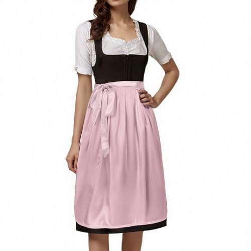 Generisch Grembiule tradizionale Dirndl da donna, in jacquard, per costume tradizionale bavarese, per costume tradizionale bavarese, Oktoberfest