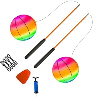 BEALIFE Lancio della Palla a Mano Sport Swing Balls Palestra Coordinazione -Mano e riflessi Palla da Fitness Adottare l'allenamento Standard del Tennis Palle rimbalzanti Pratica Adulti