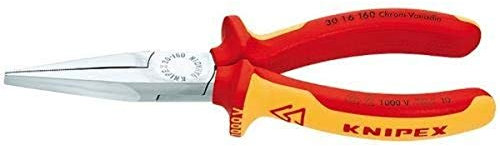 KNIPEX Spitzzange, flache Spitzen, 1000 V, isoliert