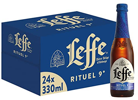 Leffe Rituel 9 Birra d'Abbazia, Bottiglia - Pacco da 24 x 330 ml