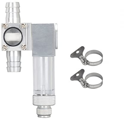 DONGKER Difusor de CO2 para acuario, 12/16 mm externo en línea difusor de CO2 atomizador con contador de burbujas para acuario plantado