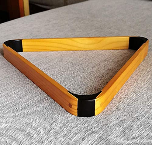 Holz-Billard-Zubehör Billardkugel-Rack-Set Vintage Massivholz-Billard-8-Ball-Dreieck-Rack für Heimspielzubehör Standardball