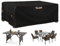 Enzeno Funda Mesa Exterior Impermeable,Funda Muebles Exterior Impermeable 150x90x74cm,Funda Conjunto Jardin Exterior Aplicable a Mesa y Sillas,Anti Viento, Anti UV