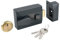 DIDA® Deadlocking Nightlatch with 3 Tough Brass Keys, Premium Solid Brass Rim Cylinder, 60mm Backset, Suitable for Doors 38 to 57 mm Thick, Dark Metallic Finish, 5-Year Warranty, High Security